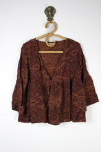 Charger l&#39;image dans la galerie, Wildflower Silk Blouse S (15289)