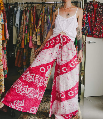 Pre-order - Wholesale Lot - Kantha Palazzo Pants - 12qty