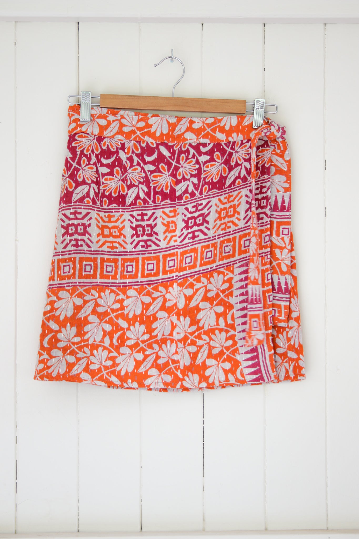 Kantha Wrap Skirt L/XL (412)