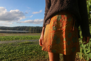 Kantha Wrap Skirt L/XL (413)