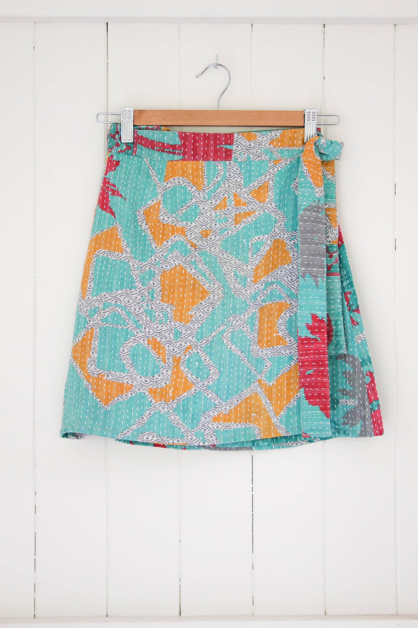 Kantha Wrap Skirt S/M (403)