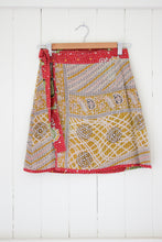Load image into Gallery viewer, Kantha Wrap Skirt S/M (422)