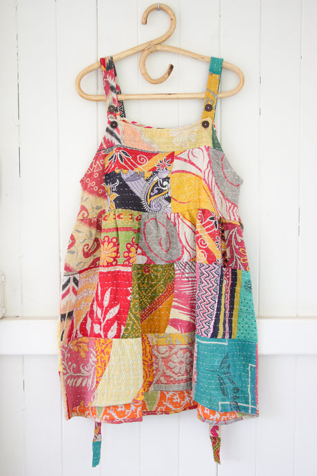 Patchwork Kantha Dress L (1132)
