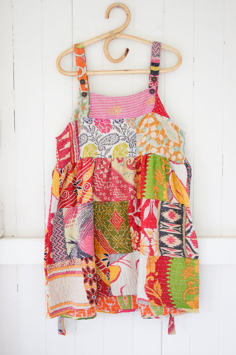 Patchwork Kantha Dress L (1138)