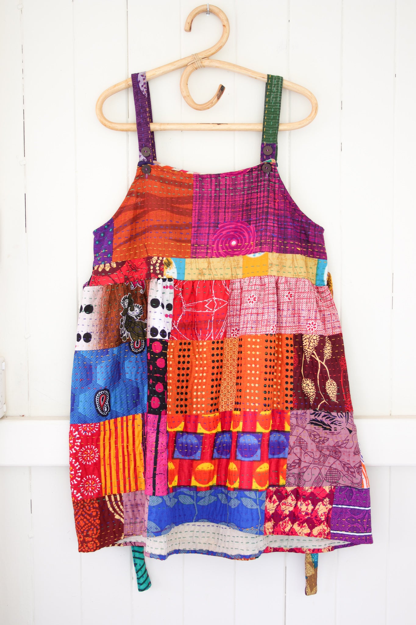 Patchwork Kantha Dress L (1139)