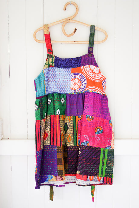 Patchwork Kantha Dress L (1140)