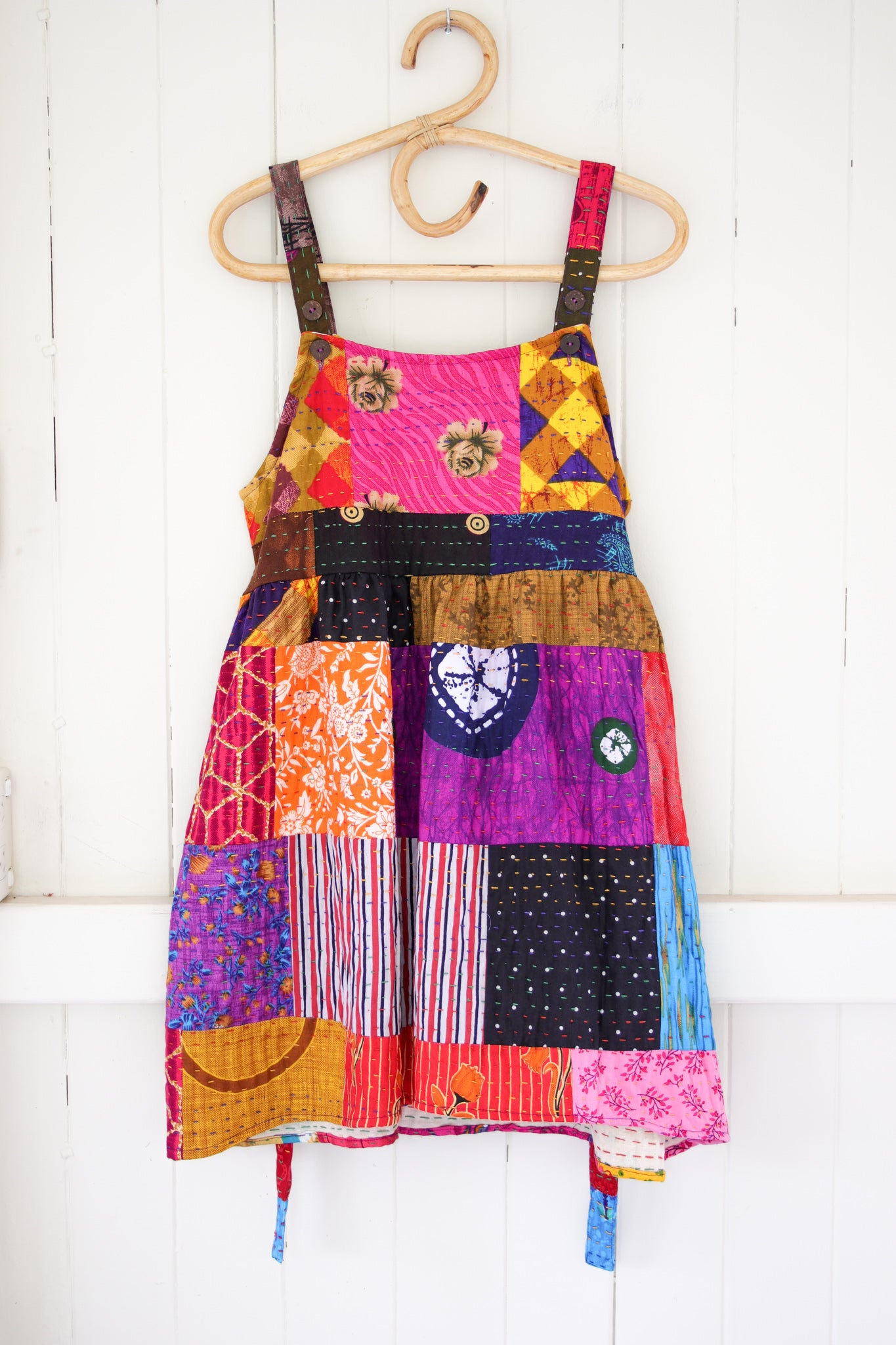 Patchwork Kantha Dress S (1148)