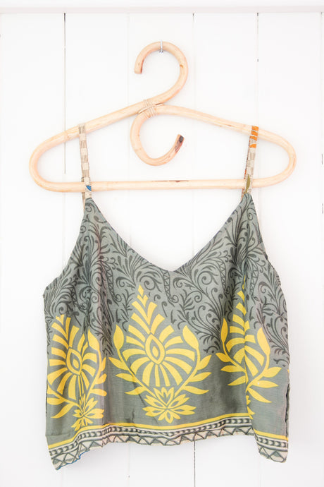 Reversible Recycled Silk Cami L (1053)