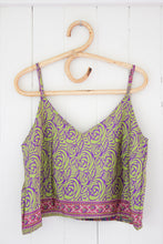 Load image into Gallery viewer, Reversible Recycled Silk Cami L (1073)