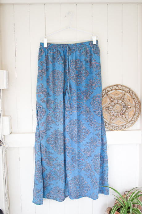 Silk Palazzo Pants L/XL (132)