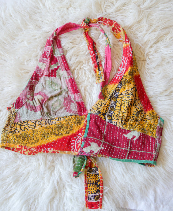 Sunseeker Kantha Halter Top (1374)
