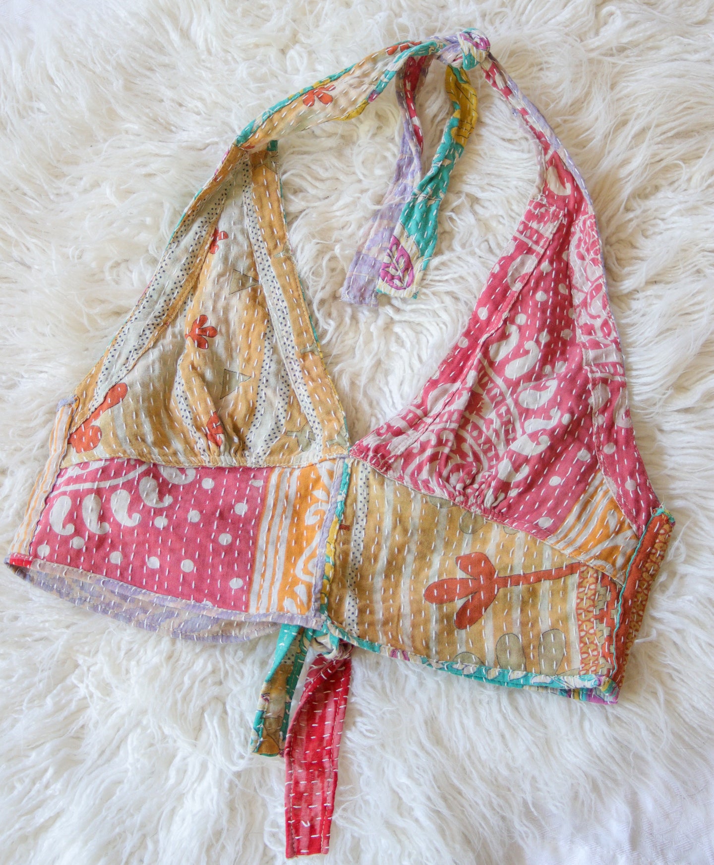 Sunseeker Kantha Halter Top (1375)